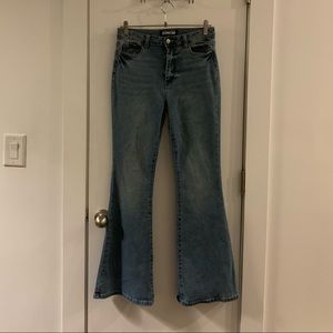 Almost Famous high waisted bootcut light wash jeans